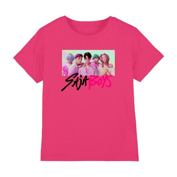 T-Shirt KPop Demon Hunters Saja Boys Photo Frame - Merch Officiel Léger & Confortable